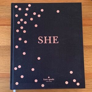 Kate Spade Black and Pink SHE Book